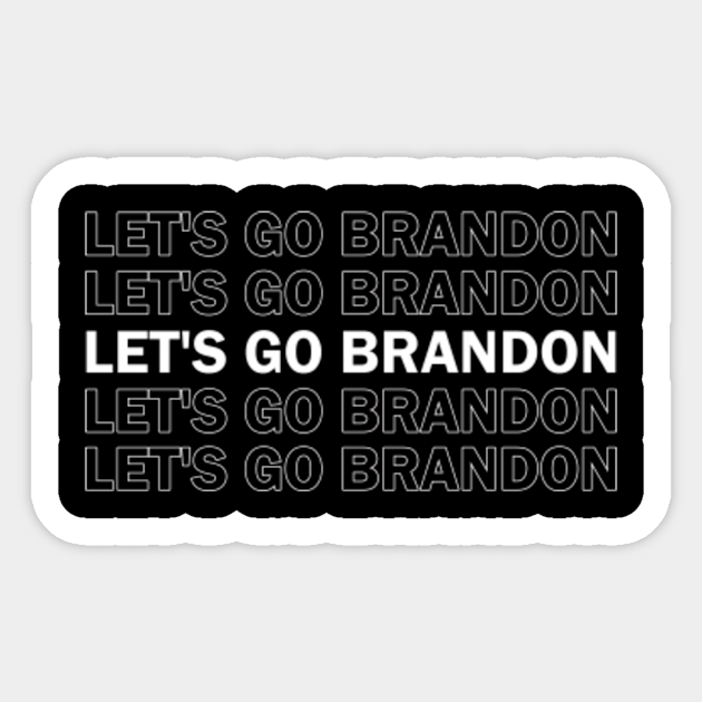 Let S Go Brandon American Flag Impeach Biden Lets Go Brandon Sticker Teepublic Uk Let S Go Brandon American Flag Impeach Biden Lets Go Brandon Sticker Teepublic Uk