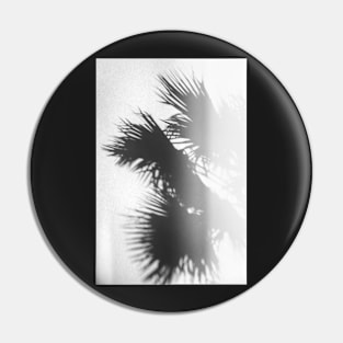 Palm Leaves on White Wall Pin