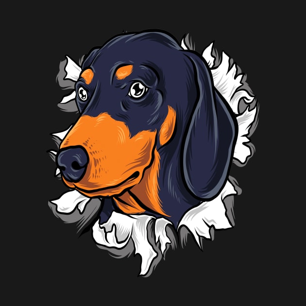 Dog Motif Dog Lover Gift Idea Design by Shirtjaeger