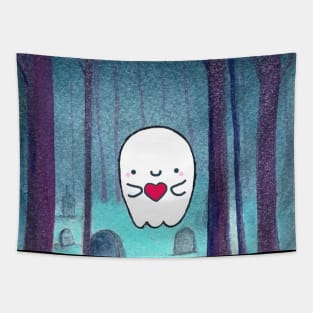 Happy Little Ghost Tapestry