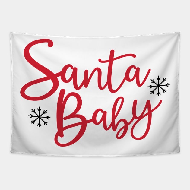 Santa Baby Tapestry by Hudkins