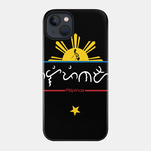 Filipino Alphabet Alibata Design Gift Idea - Filipino - Phone Case