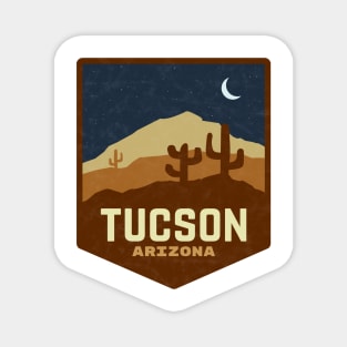 Desert Night Scene - Tucson Arizona Magnet