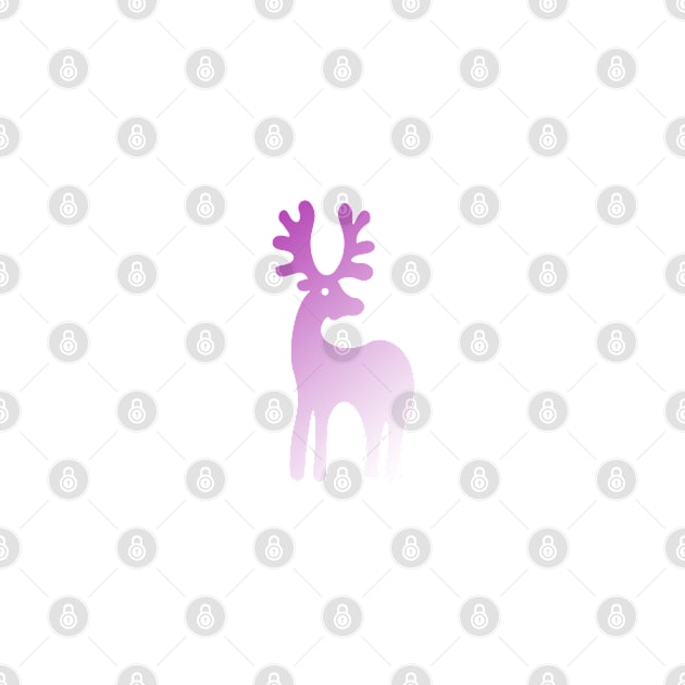 Reindeer lost in the fog by Slownessi