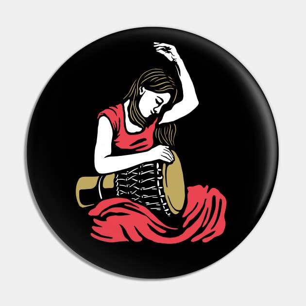 Percussionist Pin by TambuStore