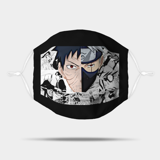 Obito and Kakashi - Naruto Mask | TeePublic