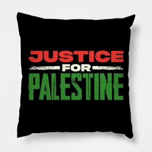 Justice For Palestine Pillow