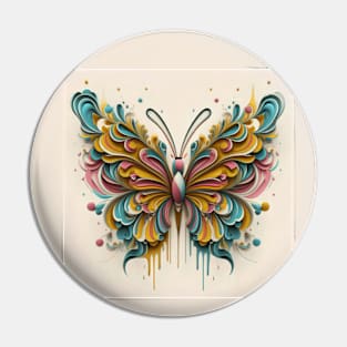 Butterfly Illustration Design Pin