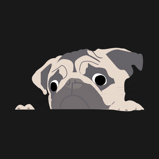 pug by Hunnyboosmadness