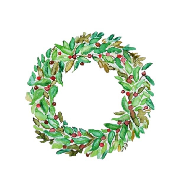 WL Holiday Wreath by Winglightart