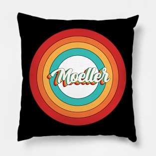 Moeller Name Shirt Vintage Moeller Circle Pillow