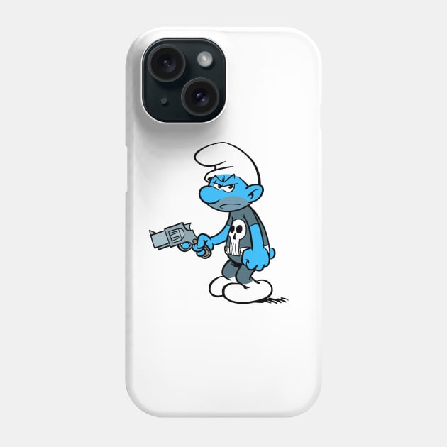 Punishing Smurf Phone Case by ticulin