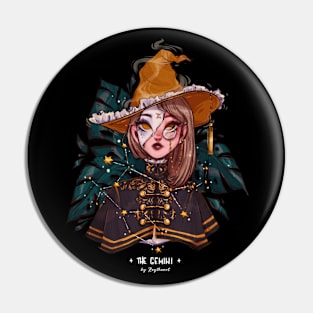 Gemini Witch Pin