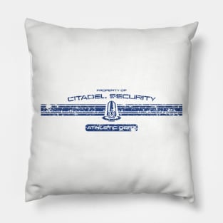 C-Sec Athletic Dept. [Blue Distressed] Pillow