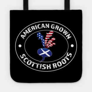 American grown with scottish roots shirt scottish pride Tote