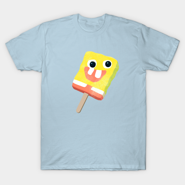 Sponge Popsicle Design Sticker - Spongebob - T-Shirt