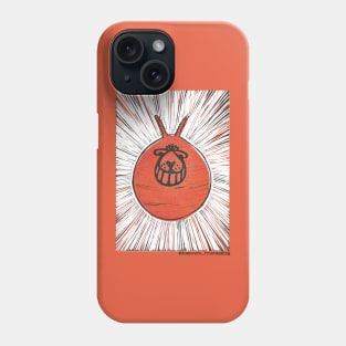 Space Hopper - @Sombrero_Printmaking Phone Case