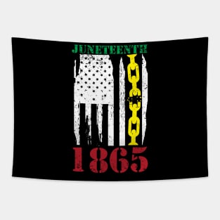 Juneteenth 1865 USA Flag Tapestry