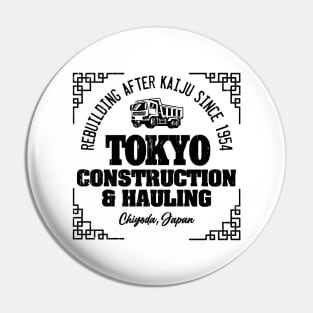 TOKYO CONSTRUCTION PARODY (Black) Pin