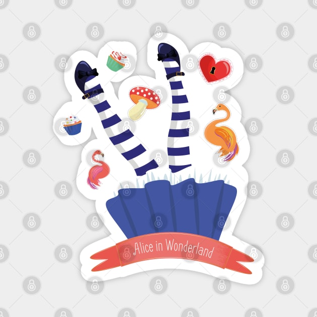 Alice in Wonderland Magnet by Svetlanarto_printables