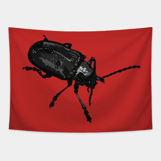 Black Beetle Tapestry by Brieana