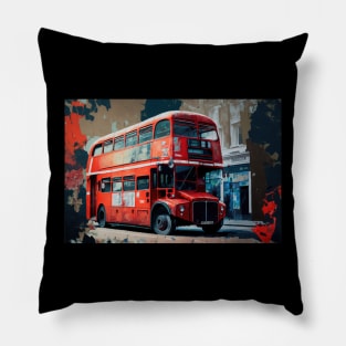 London Bus Pillow