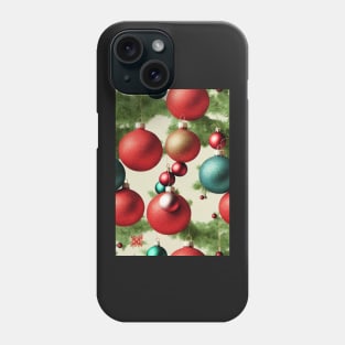 Christmas Seamless Pattern, Christmas Decorations #3 Phone Case