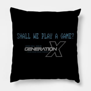 Shall We Play A Game Logo Shirt Pillow