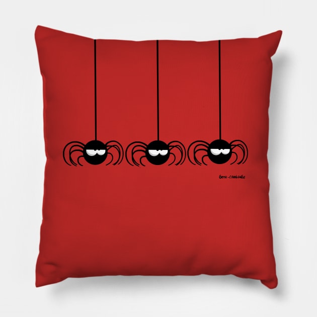 Beth the Spider - The Queue Pillow by TomiAx