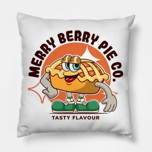 Cute Pie Cake Food Cartoon Pillow