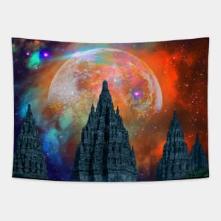 Temple Space Outer Galaxy Tapestry