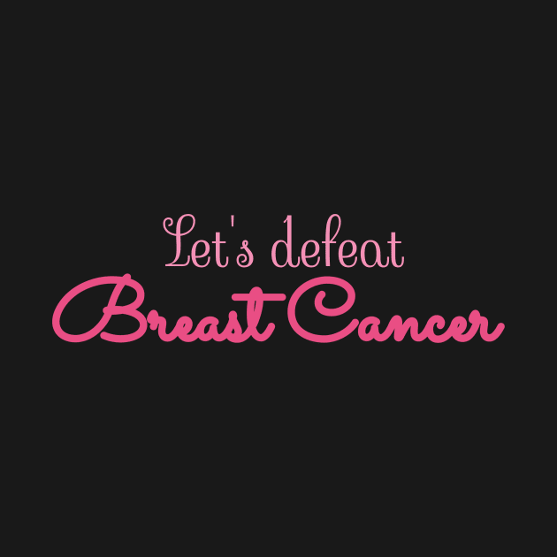 Breast Cancer Typography by Pieartscreation