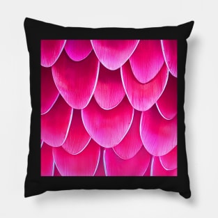 Dripping Flower Petals in Pink Pillow