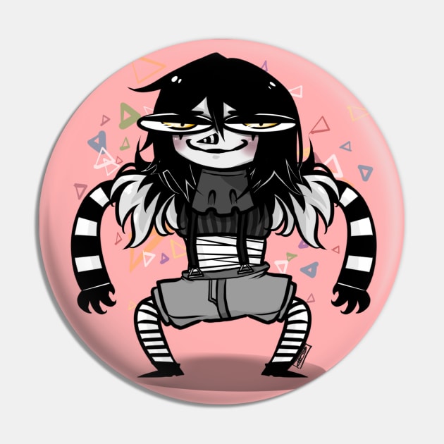 Laughing Jack Pin by Art by Amara