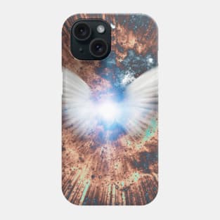 White angel wings Phone Case