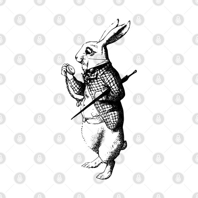 white rabbit alice in wonderland by goatboyjr