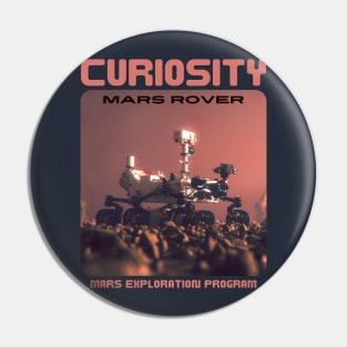 Curiosity Mars Rover Pin