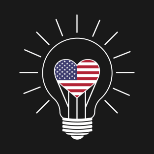 Love lamp America designs T-Shirt