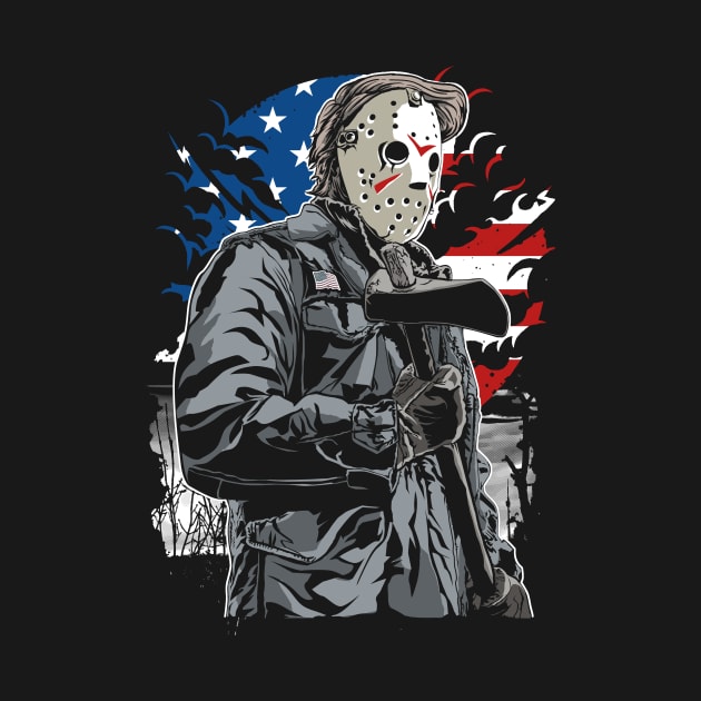 Jason American killer by Artwork Simpson