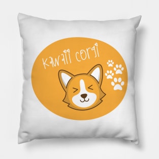 Kawaii corgi Pillow