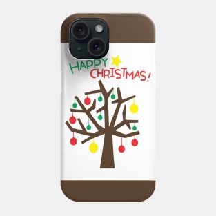 Awkward Styles Christmas Tree Men's Shirt Lit Christmas Tree Tshirt Phone Case