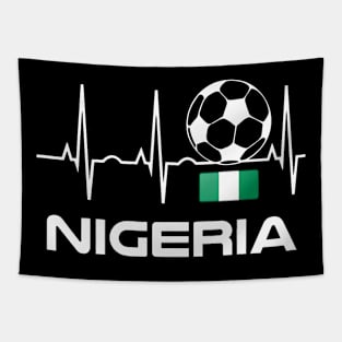 Nigeria Soccer Jersey  Nigerian Football Jersey Tapestry