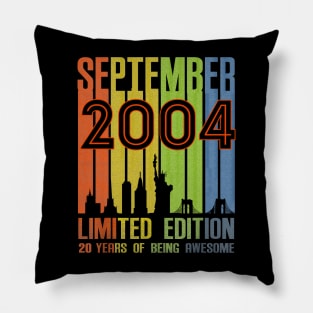 September 2004 20 Years Of Being Awesome Limited Edition Pillow