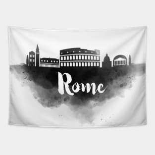 Rome watercolor Tapestry