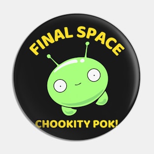 Final Space Mooncake Chookity Pok - Funny Pin