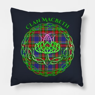 MacBeth Scottish Tartan Celtic Thistle Pillow