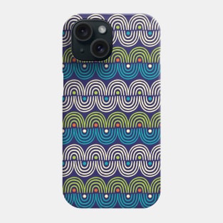 Groovy Rolling Zigzag Pattern Phone Case