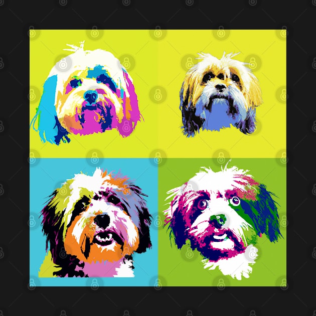Havanese Pop Art - Dog Lover Gifts by PawPopArt