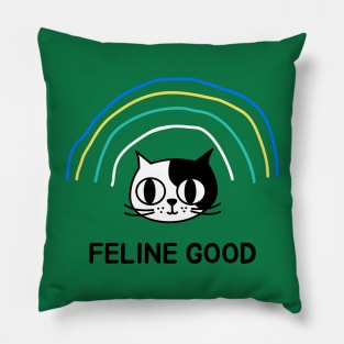 kids-t-shirt-design-featuring-a-cartoonish-cat-illustration Pillow