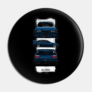 EDM - E36 M Full Black BG - CarCorner Pin